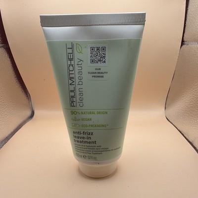 Paul Mitchell Clean Beauty Anti-Frizz Leave-In, Hyaluronic Acid Vegan 5.1 fl oz