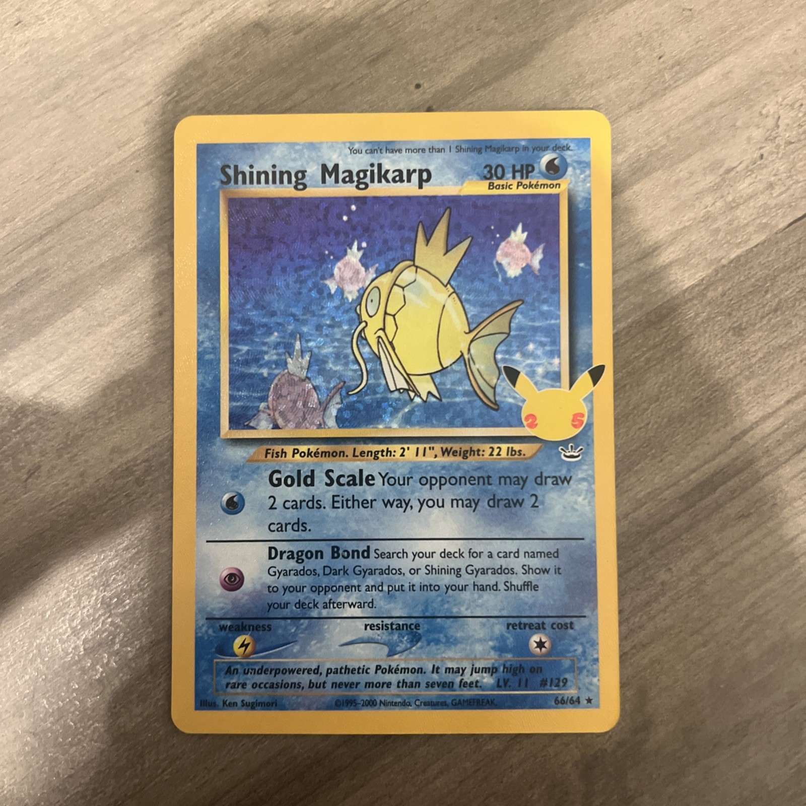 Pokémon TCG Shining Magikarp Celebrations Classic Collection NM 🔥📈