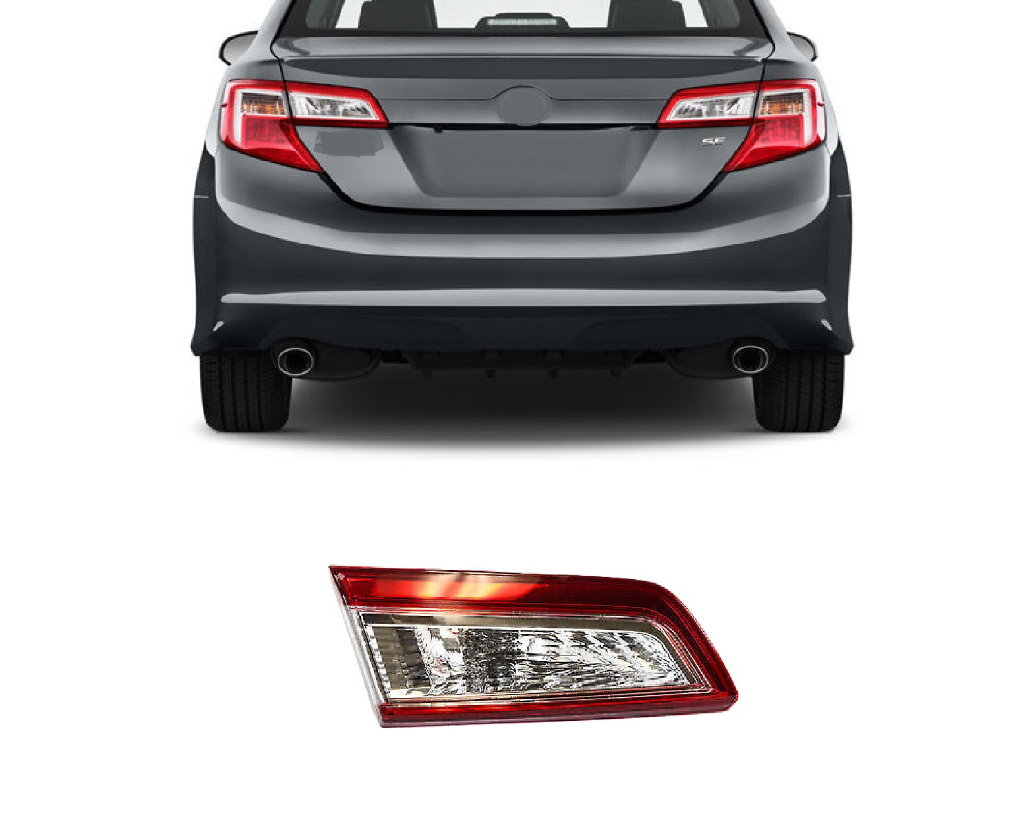 For Toyota Camry Tail Light 2012 2013 2014 Driver Side | LID | CAPA TO2802111
