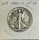 1920-S VF++ Walking Liberty Half Dollar Beautiful