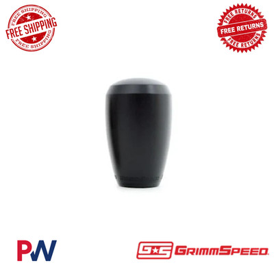 GrimmSpeed Delrin Black Shift Knob M12x1.25 Part 038007 For Subaru models