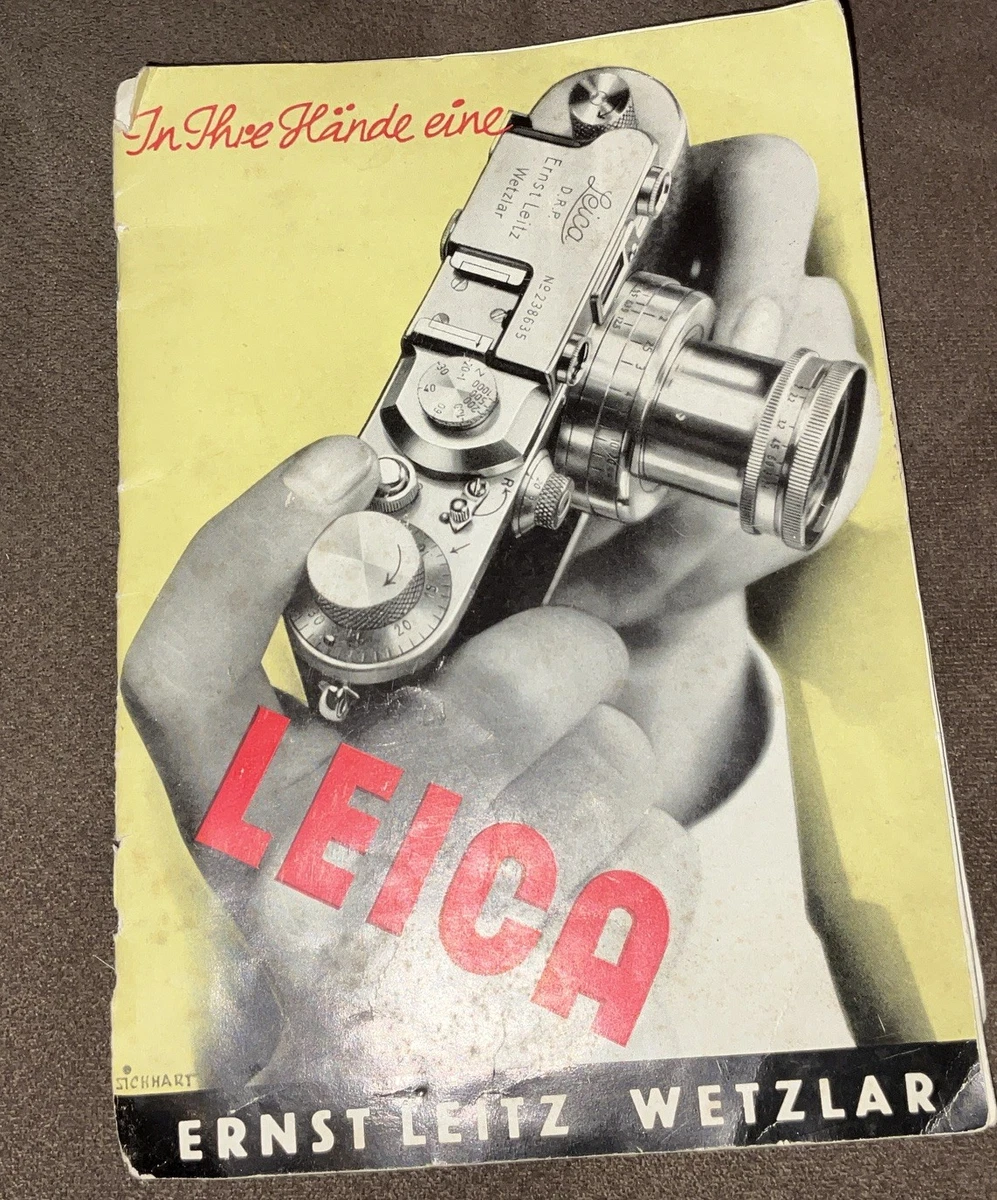 RARE BROCHURE 1975 en français 50 ANS DU LEICA (47 pages) EUR 9,99