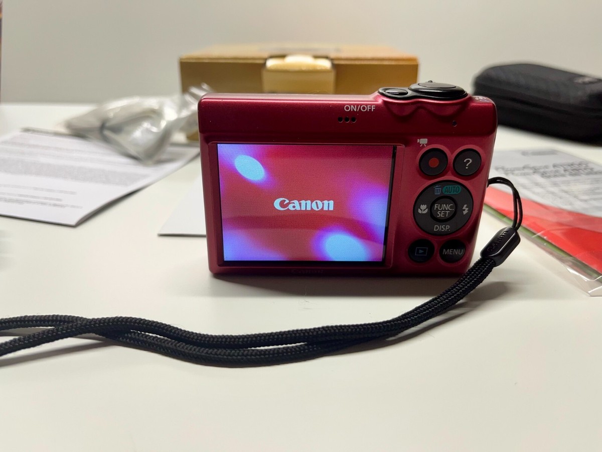 Canon PowerShot A2300 16.0MP Digital Camera - Red for sale Canon PowerShot A2300 16.0MP Digital Camera - Red for sale