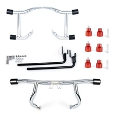 Saddlebag Guard Rails Bag Guards Front Highway Engine Guard For Harley Touring