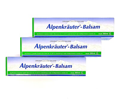 Alpenkräuter Balsam 3 x 200ml LLOYD Wohltat für alle Menschen Jung oder alt