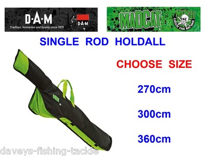 CLEARANCE DAM MADCAT SINGLE ROD HOLDALL MARKER CATFISH PELLET ROD BAG REEL CASE