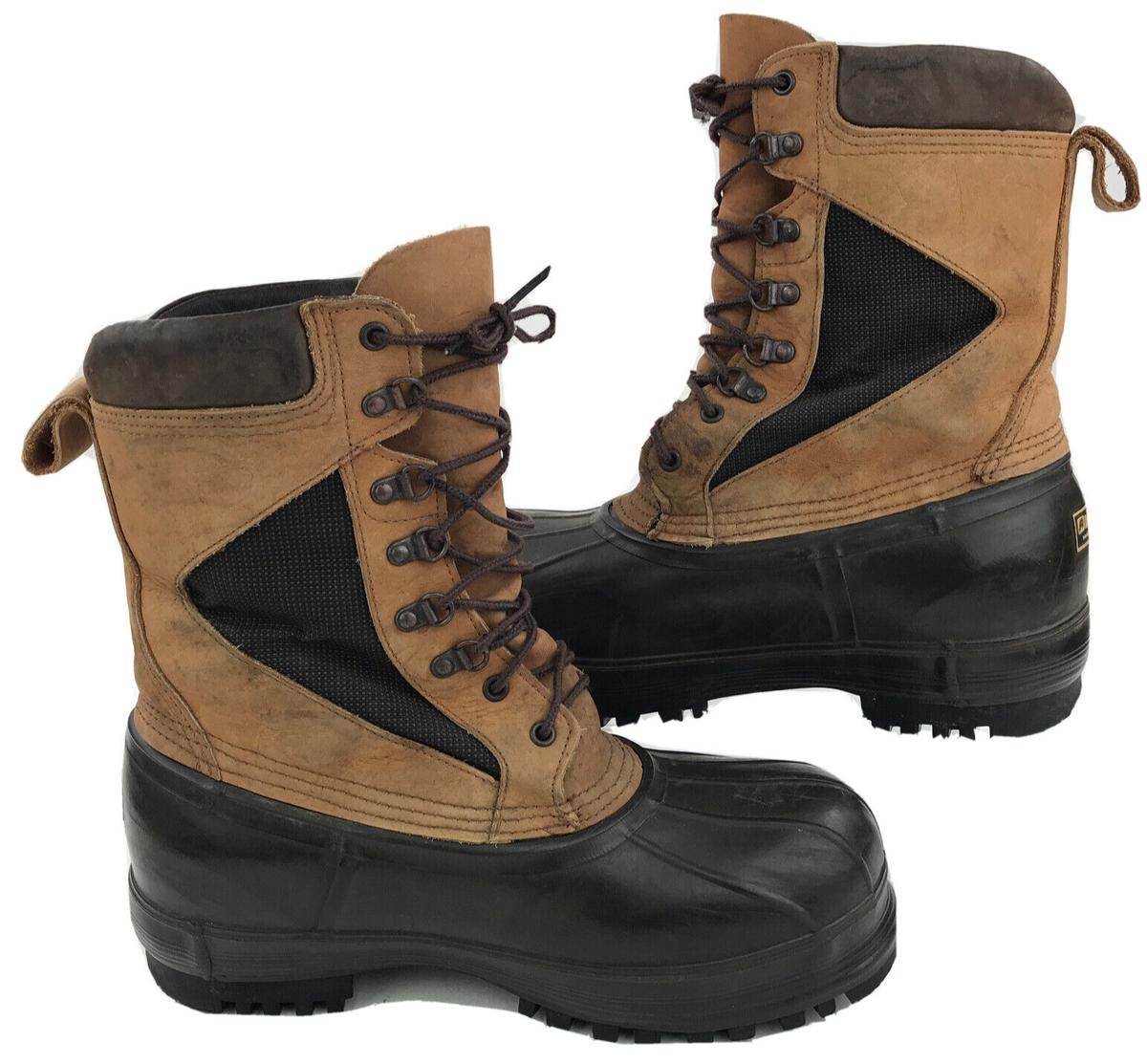 LaCrosse Brown and Black Men\'s Boots Lacrosse Snake Country Mens Brown Leather 17in Hunting Boots  main image 4