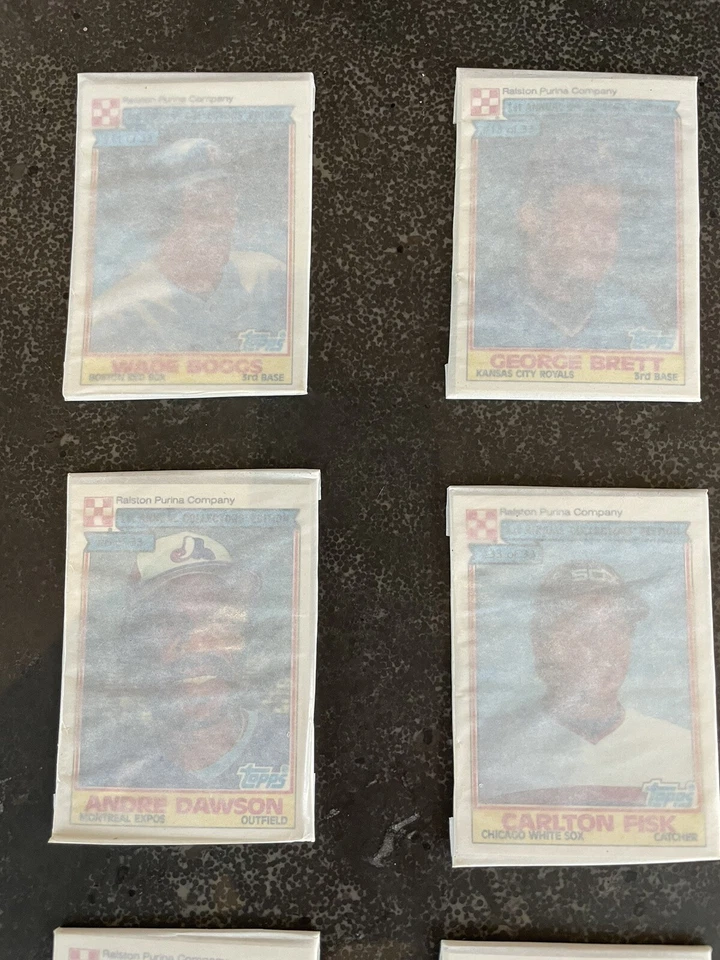 1984 Topps Cereal Series Ralston Purina Complete Set 33 Cards On Top Of 33 Packs - Image 3 of 4