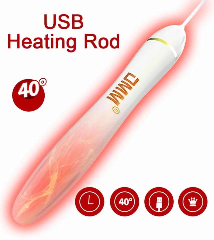DMM® USB Heating 46℃ Rod Smart Thermostat Vagina Warmer For Male Ma Pocket Pussy - Foto 3