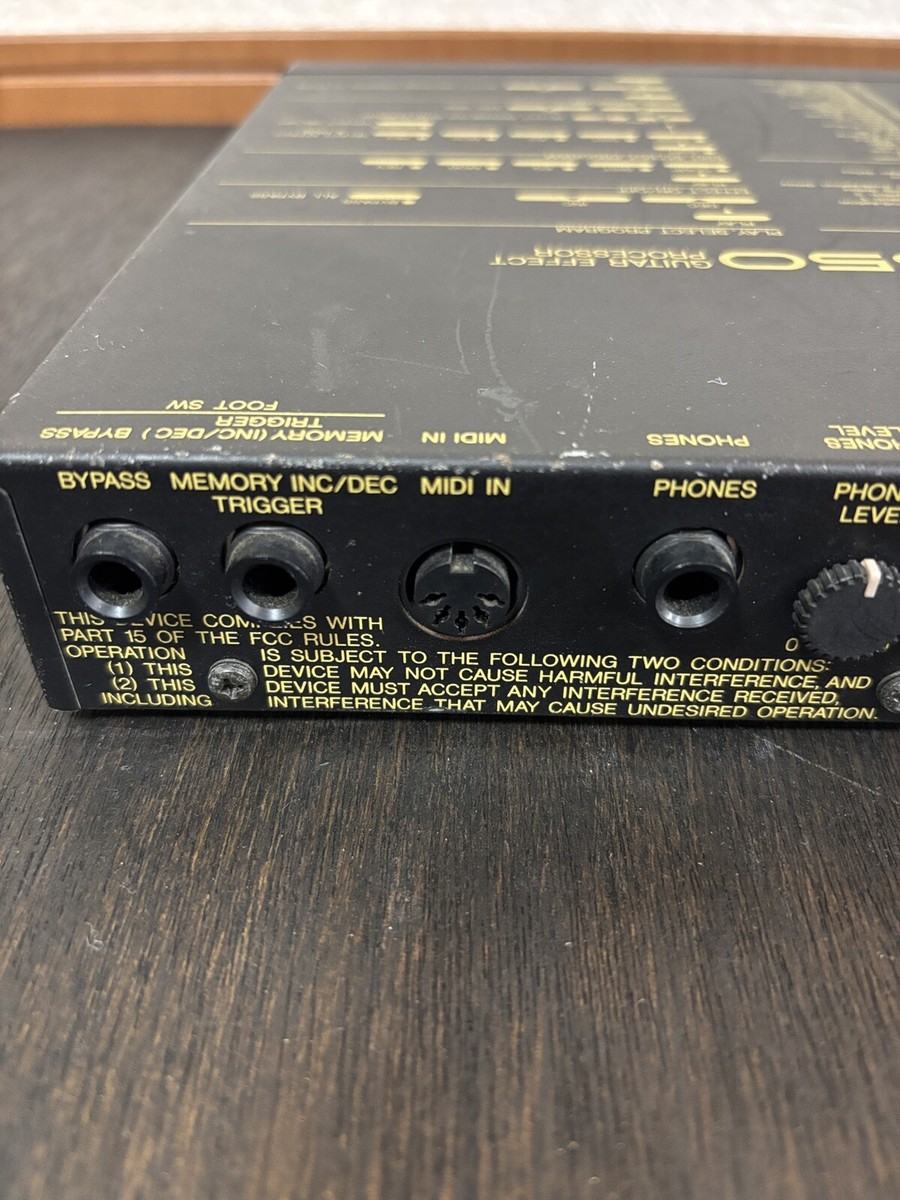 ギター YAMAHA  FX550  GUITAR EFFECT PROCESSOR YAMAHA FX550 Guitar Effect Processor | eBay