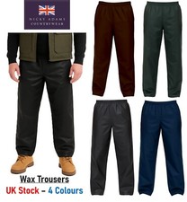 Mens Wax Trousers Overtrousers