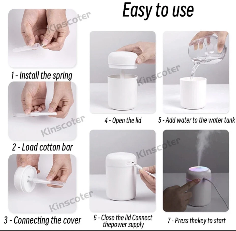 Air humidifier Lights Via Usb - Image 4 of 4