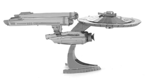 STAR TREK USS ENTERPRISE NCC 1701 MONTATO Metal Earth 3D in metallo - Picture 3 of 4