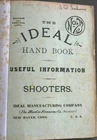Barlow, J.H. .. The Ideal Hand Book of Useful Information for Shooters