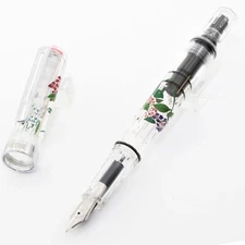TWSBI ECO × BUNGUBOX Wajima Maki-e Fountain Pen Hydrangea B Nib NEW
