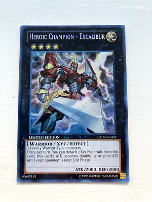 Konami Heroic Champion - Excalibur - CT09-EN002 - Secret Rare