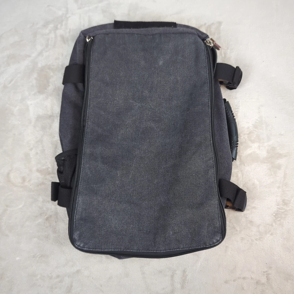 Bolso convertible de lona Kaka mochila equipaje para computadora portátil  Foto 4 de 4