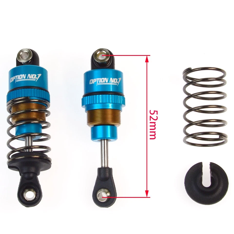 Amortiguadores/absorbedores de aceite de aluminio para Tamiya M-03/M-04/M-05/M-06 RC Touring Car Foto 3 de 4