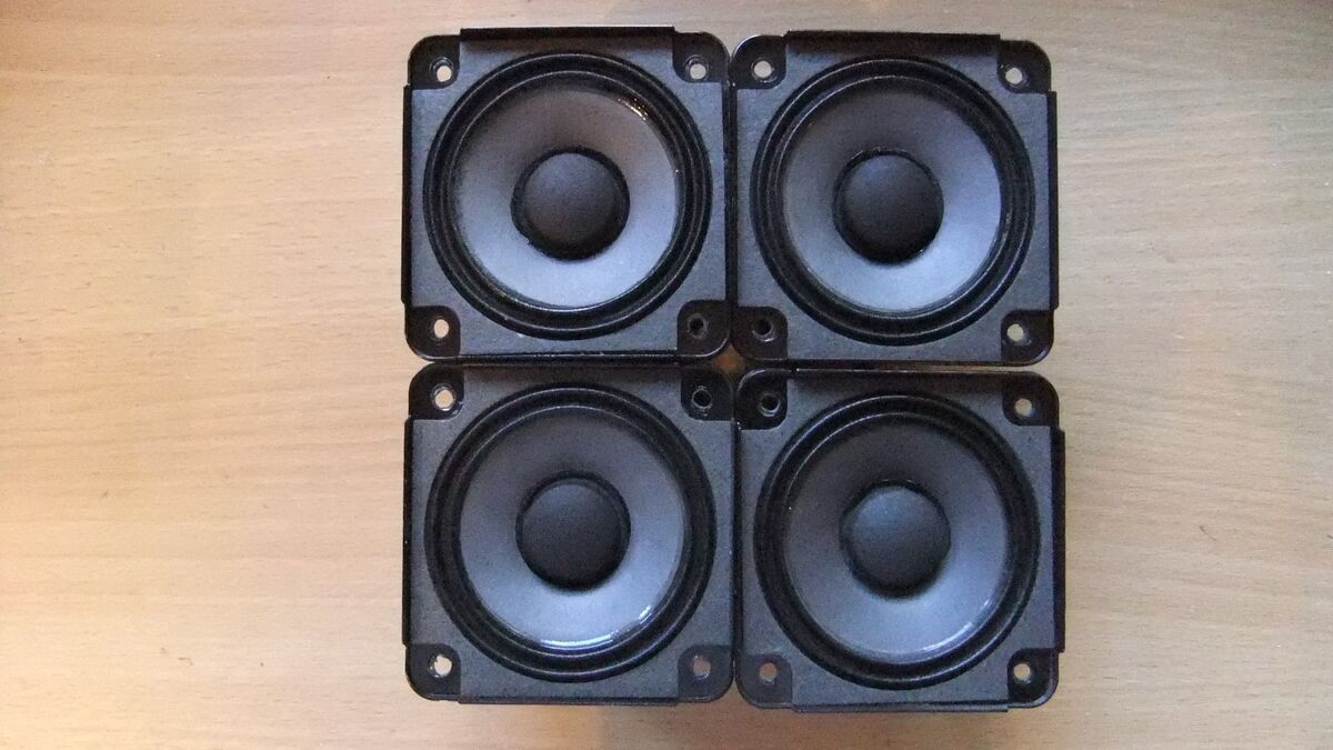 4 X Bose Drivers Speakers Full Range 2.55 inch 4 Ohm, 30W 4 X Bose Drivers Speakers Full Range 2.55 inch 4 Ohm, 30W