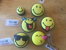 Smiley Faces - Your Choice - AUTHENTIC JIBBITZ SHOE CHARM FITS CROCS HOLES