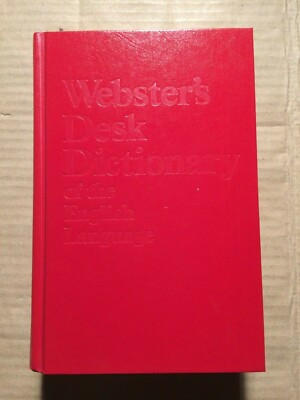WEBSTER'S DESK DICTIONARY of the ENGLISH LANGUAGE - USA 1983  (BL81)