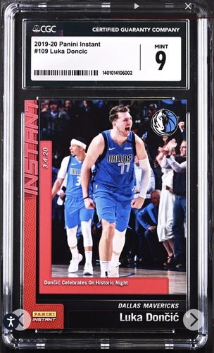 LUKA DONCIC CGC 9 Historic Night 1 of 96 Panini Instant Lakers 2019-2020 🔥