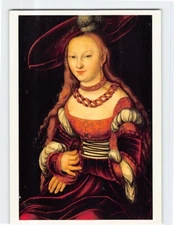 Postcard Portrait of a Young Lady By Lucas Cranach the Elder