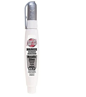 Super Met-Al 1296-3012 Squeeze Action Silver Paint Marker