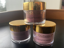 DOONAILS-NAIL DIPPING POWDERMRS. CLAUSBUBBLEGUM PINK/ SPARKLE PINK GLITTER