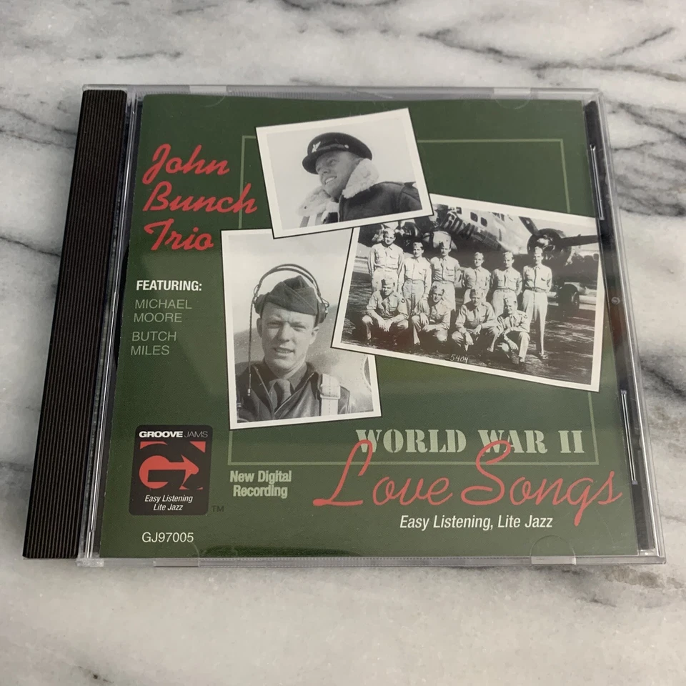 John Bunch Trio - Love Songs WWII CD 1998 Groove Jams Jazz GJ97005 VG+ Foto 2 de 4