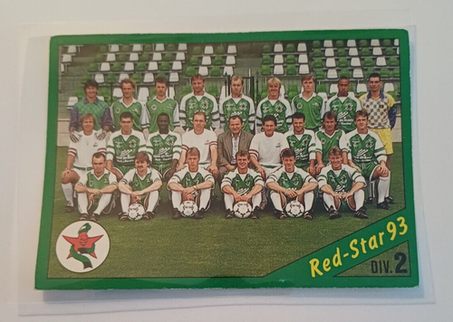 Image Sticker Vignette Cromo n°292 Equipe Team RED-STAR 93 FOOT 91 PANINI