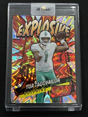 2022 Panini Absolute Explosive # E8 Tua Tagovailoa Miami Dolphins