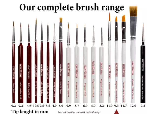 Army painter sale brushes