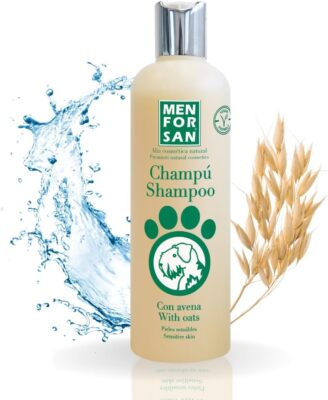 Hundeshampoo mit Haferflocken Weichmachende und beruhigende Wirkung  Für e
