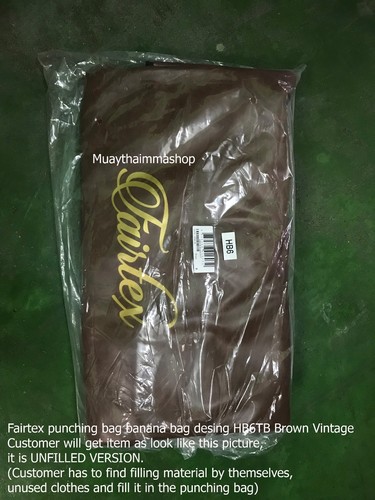 UNFILL ORIGINAL FAIRTEX 6ft Muaythai Kickboxen K1 BANANA BAG VINTAGE STYLE HB6 - Bild 4 von 4