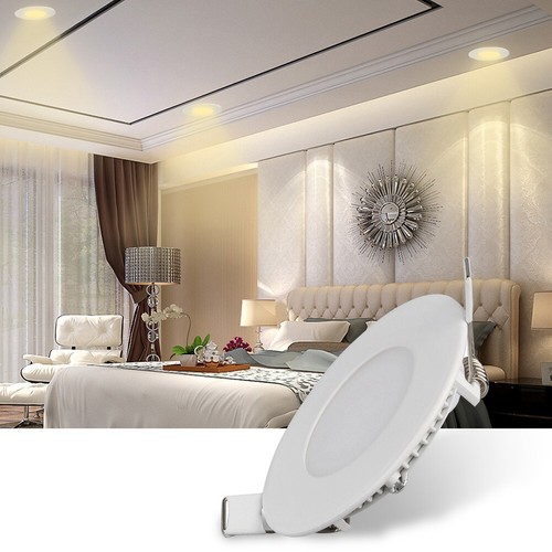 6x 9W Panel LED Foco empotrable Lámpara empotrable Lámpara de techo Lámpara de techo Spot - Imagen 2 de 12