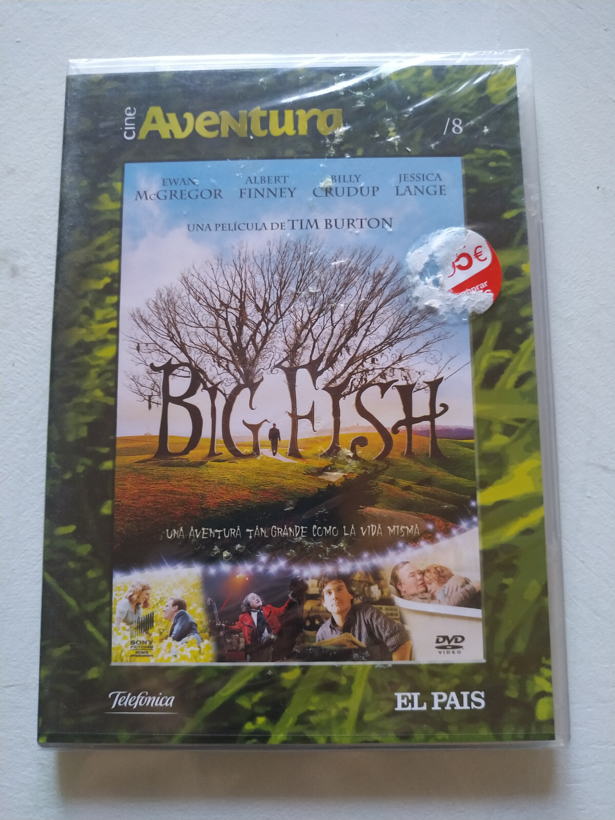 Big Fish Tim Burton Ewan McGregor Jessica Lange - DVD Spanish English Reg 2