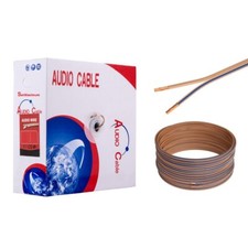 14/2AWG 100ft Speaker Wire Transparent Audio Cable for Car/Home Audio/LED Lights