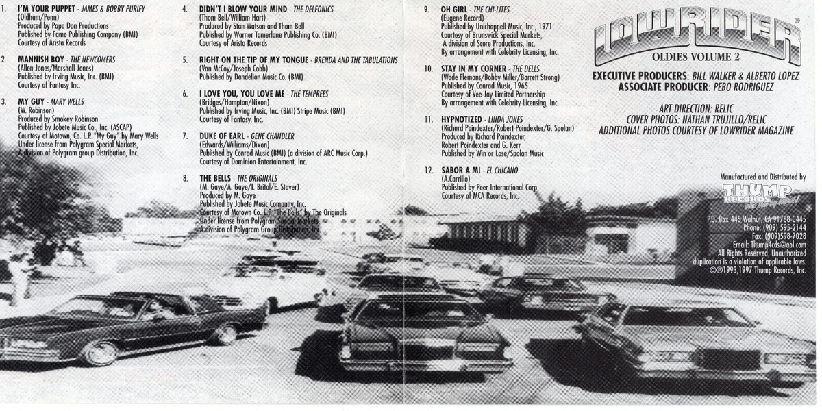 Lowrider Oldies, Vol. 2 by Various Artists (CD, 1993) for sale