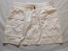 Wild Fable Drawstring Mini Skirt Off White Size Medium