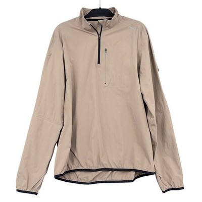 Brady Train 1/4 Zip Pullover Mens XL Nylon Spandex Tan 10724