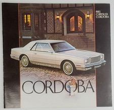 1983 Chrysler Cordoba Original Car Sales Brochure Showroom Catalog Nice 1983 Chrysler Cordoba Original Car Sales Brochure Showroom Catalog Nice