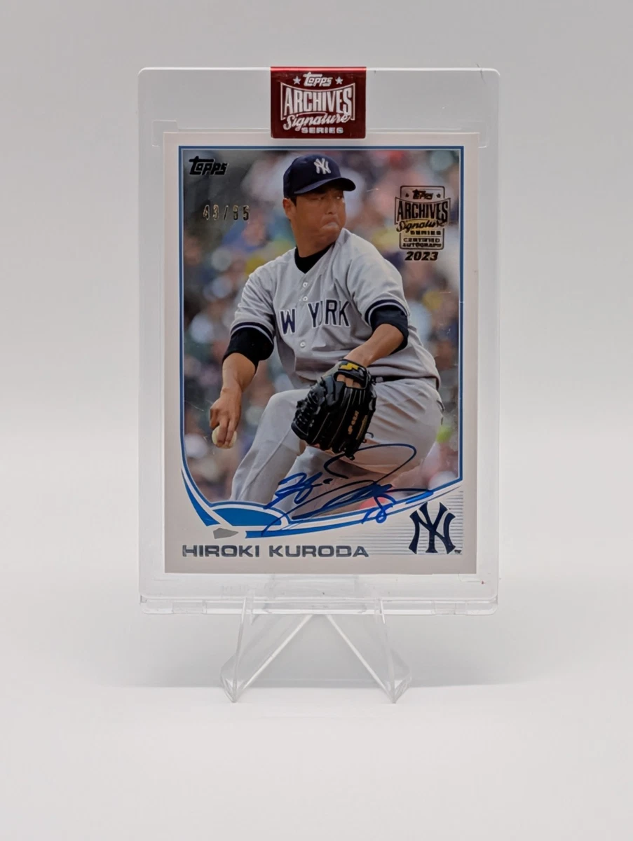 Hiroki Kuroda Baseball Autographed Sports Trading Cards