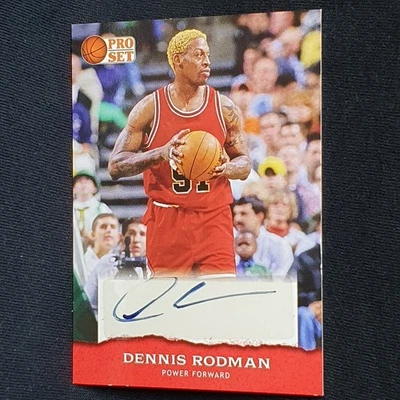 2022 Leaf Pro Set Dennis Rodman Autograph Auto Chicago Bulls - Bild 1 von 2