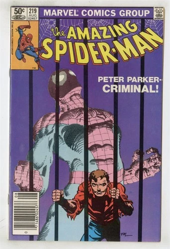 Amazing Spider-Man #219 NM- 9.2 white pages  Marvel  1981  No Reserve