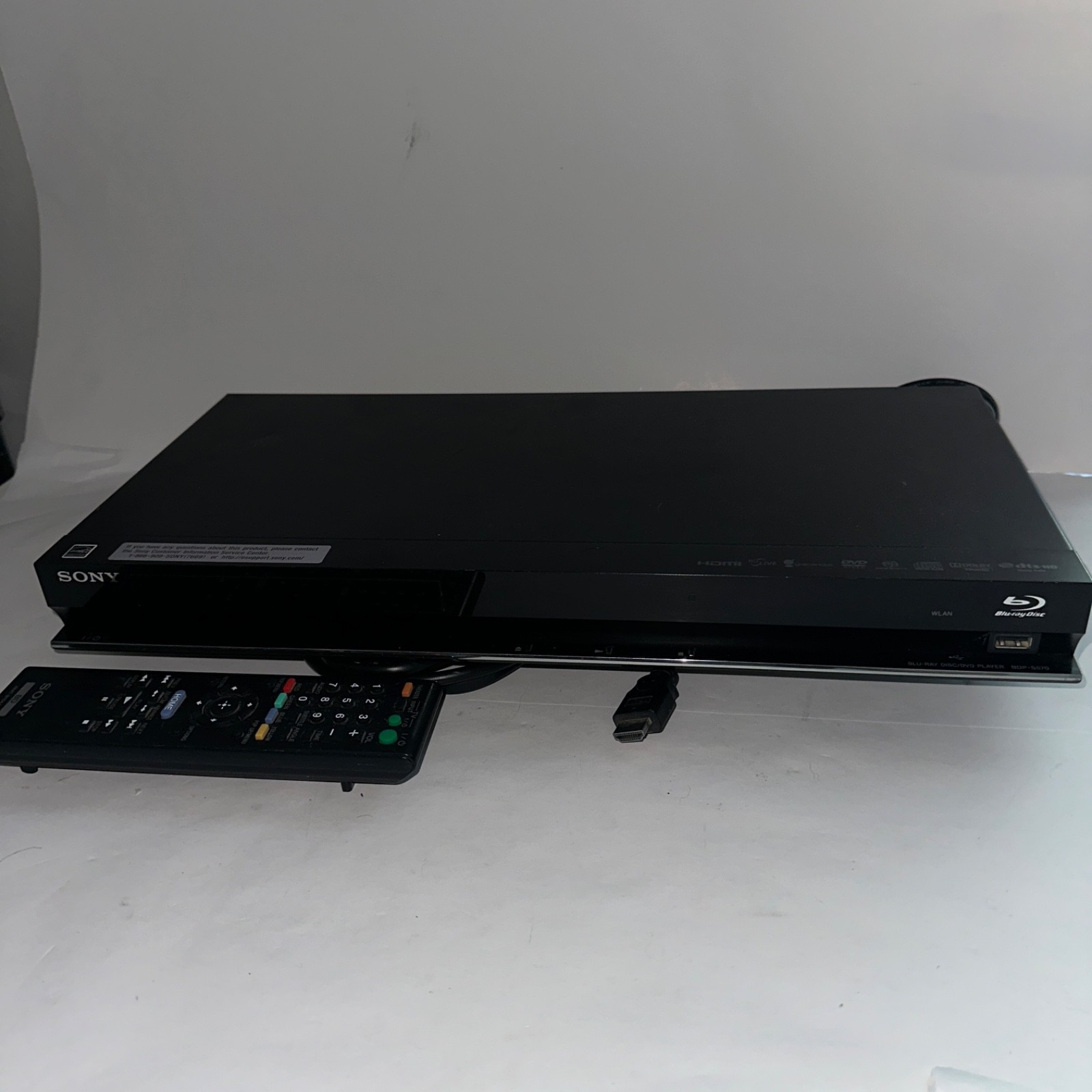 Sony BDP-S570 Blu Ray-Disc DVD SACD Player 3D Play HDMI  W/ Remote-Tested Works