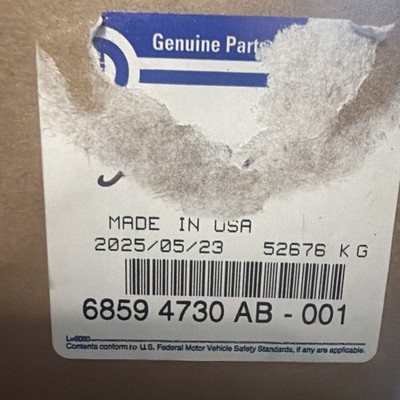 Genuine Mopar Outside Rear-View Mirror Right Passenger 68594730AB 22-26 Cherokee