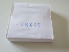 LOT DE 50 POCHETTES TRANSPARENTES 46 x 46 mm  soit 46 x 42 net   lg01/ds212