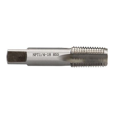 Taper Pipe Tap 1/4''-18 NPT For Maintenance Hand Tools High Speed Steel Pipe Tap