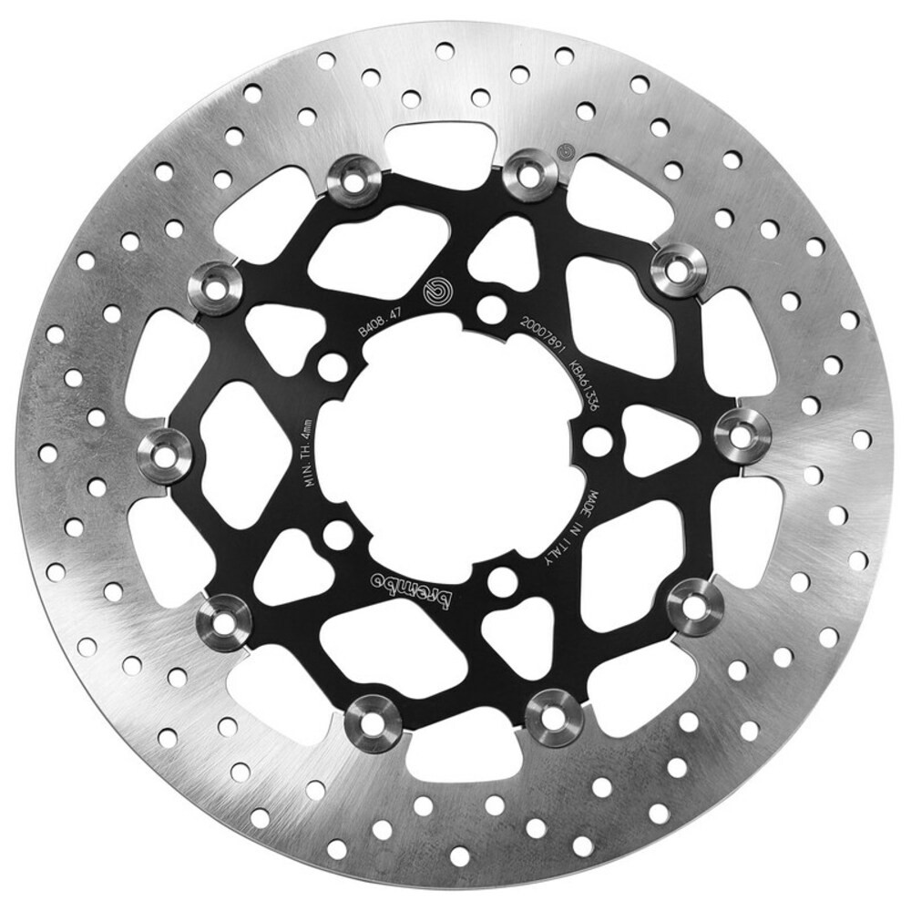 disk brake brembo series round gold floating for motorcycles